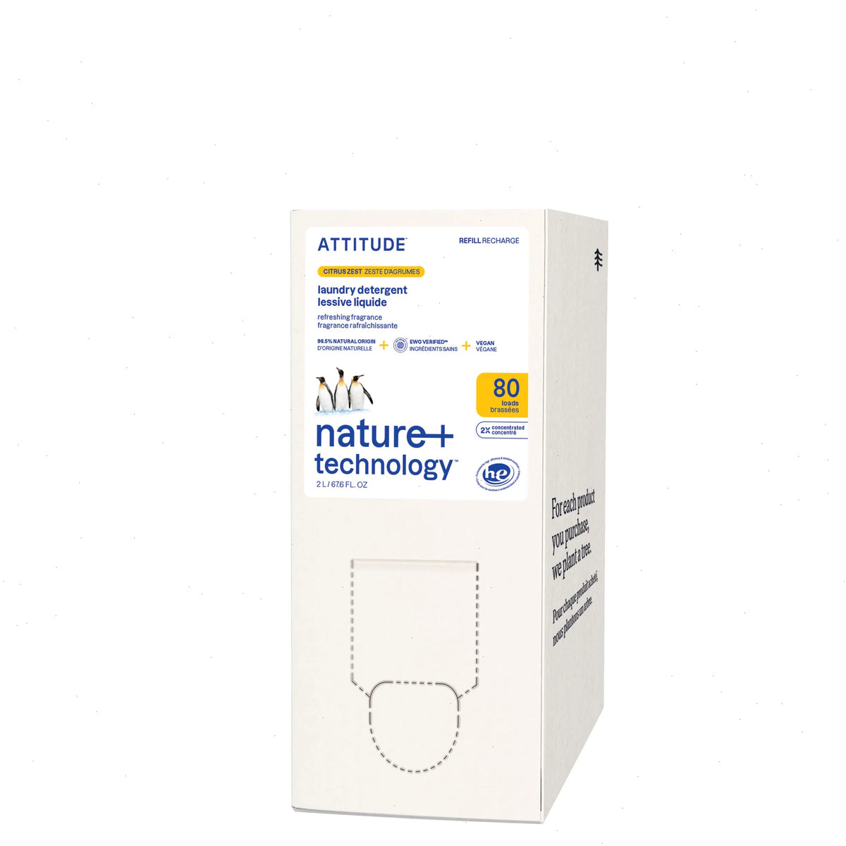 Laundry Detergent Citrus Zest-Refill 67.6 FL. OZ. - 80 loads