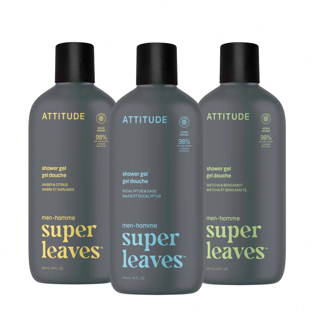 Men Body Wash Trio -Bundle